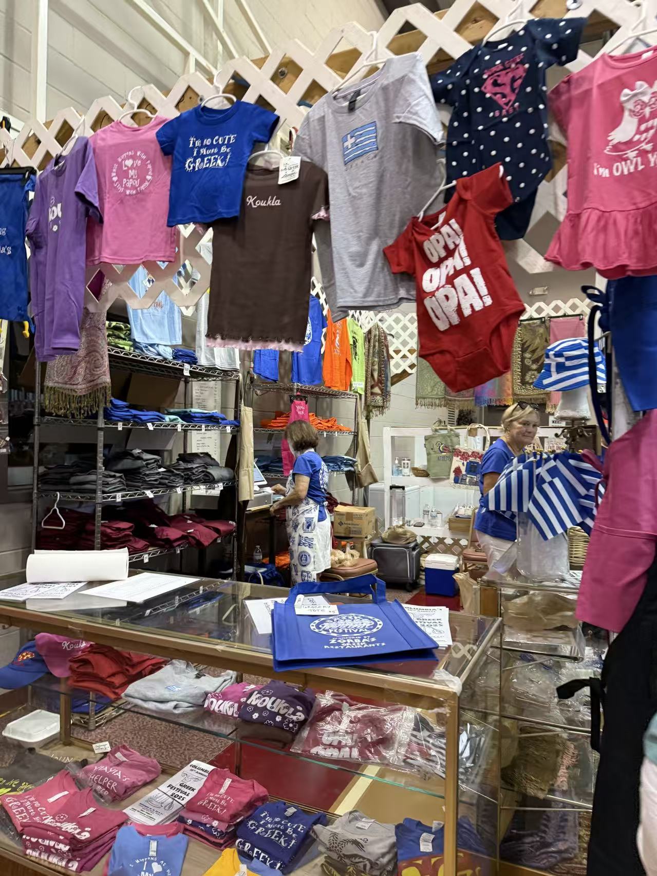 Greek cultural merchandise presented at the Greek Festival