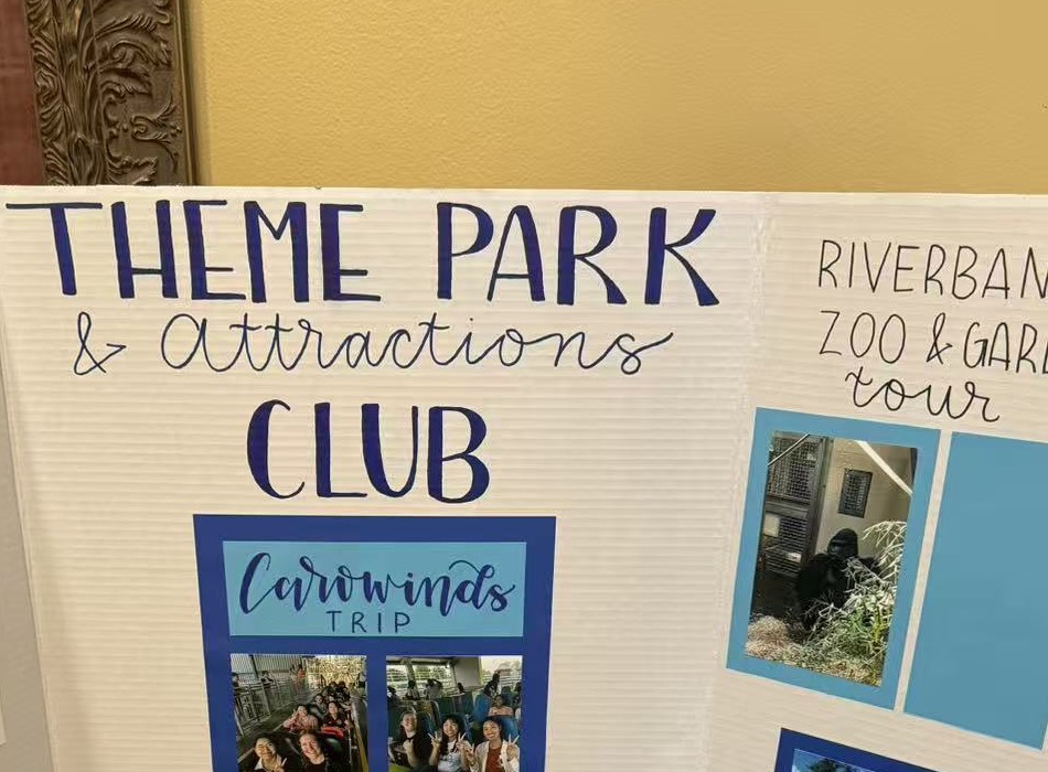 Theme Park and Attractions Club display at the 2025 HRSM Beach Bash